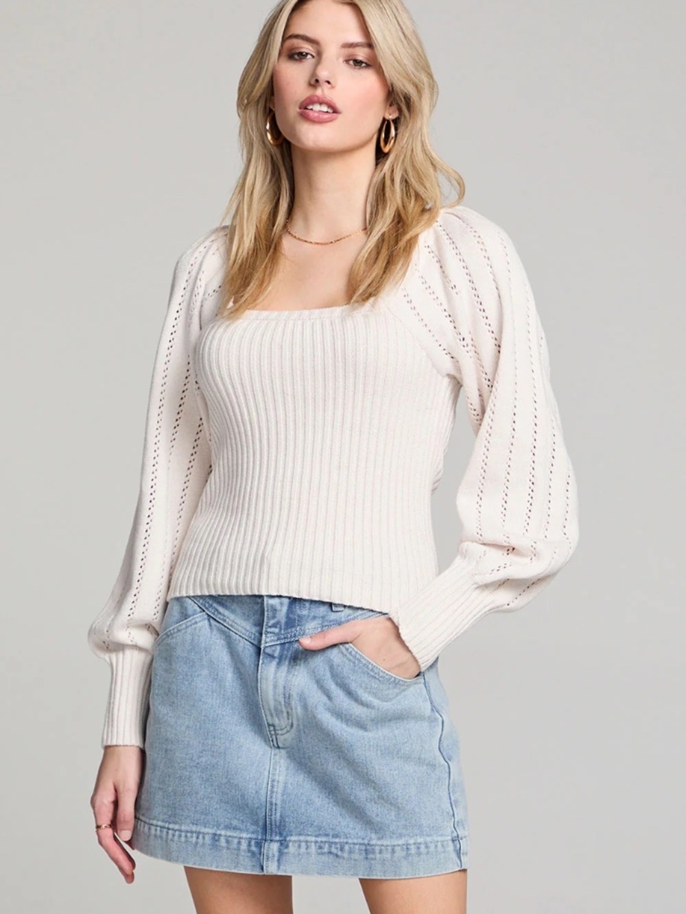 NWT Saltwater Luxe (Anthropologie) LIVIA SWEATER size Small